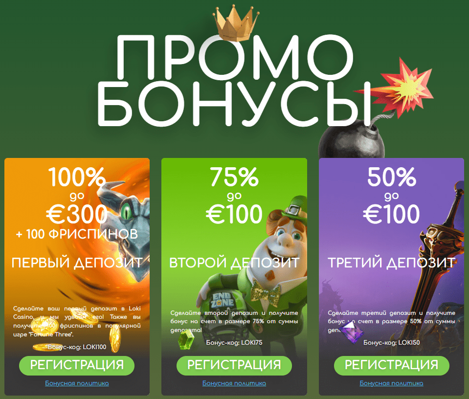 Бонуси Локі Бонуси Локі